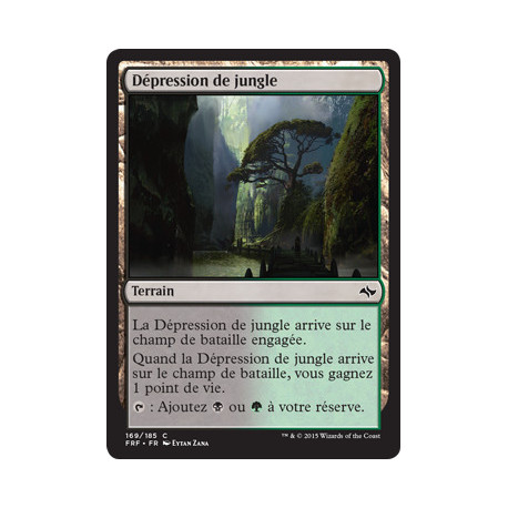 (Foil) Terrain - Dépression de jungle (C) [FRF]