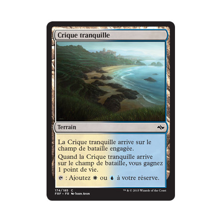 (Foil) Terrain - Crique tranquille (C) [FRF]