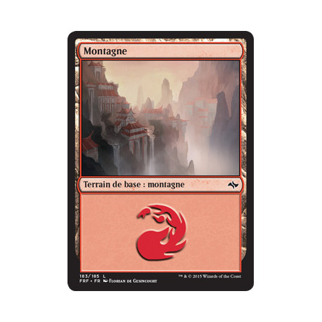 (Foil) Terrain - Montagne (V2) (L) [FRF]