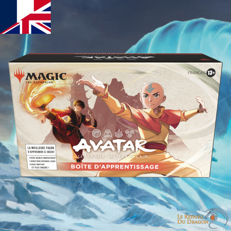 Boîte D'Apprentissage Magic: The Gathering Avatar - Version Anglaise, Tutoriel Guidé, Decks Thématiques Aang Et Zuko