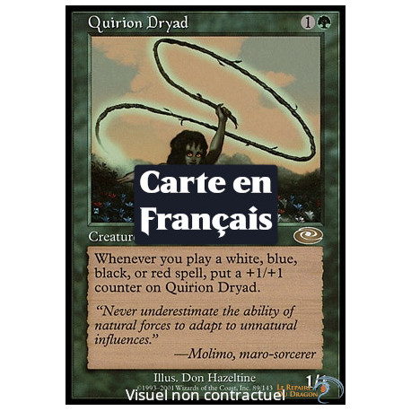 Verte - Dryade quirionaise (R) [PLS]
