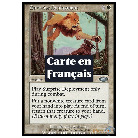 (Foil) Blanche - Déploiement surprise (U) [PLS]