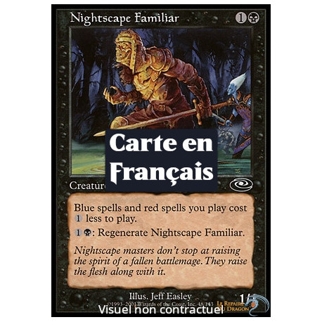 (Foil) Noire - Familier nyctasophe (C) [PLS]