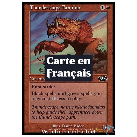 (Foil) Rouge - Familier tonitrosophe (C) [PLS]