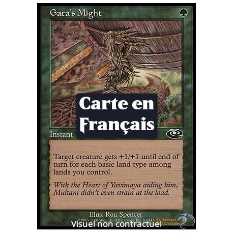 (Foil) Verte - Puissance de Gaia (C) [PLS]