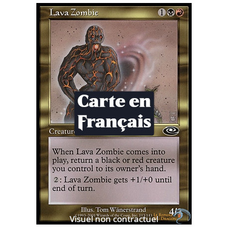 (Foil) Multicolore - Zombie des laves (C) [PLS]