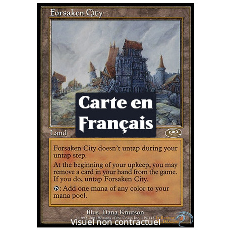 (Foil) Terrain - Cité abandonnée (R) [PLS]
