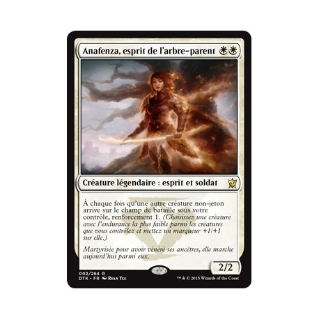(Foil) Blanche - Anafenza, esprit de l'arbre-parent (R) [DTK]