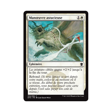 (Foil) Blanche - Manœuvre astucieuse (C) [DTK]