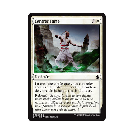 (Foil) Blanche - Centrer l'âme (C) [DTK]