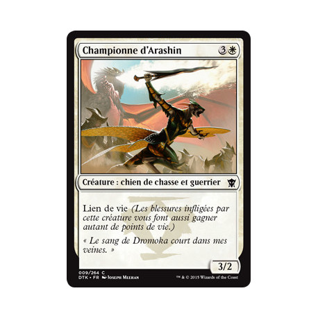 (Foil) Blanche - Championne d'Arashin (C) [DTK]