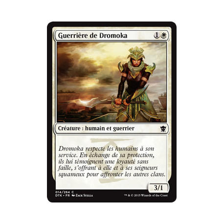 (Foil) Blanche - Guerrière de Dromoka (C) [DTK]