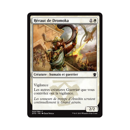 (Foil) Blanche - Héraut de Dromoka (C) [DTK]
