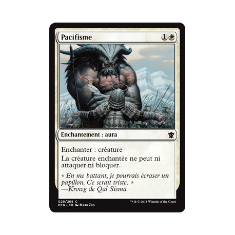 (Foil) Blanche - Pacifisme (C) [DTK]