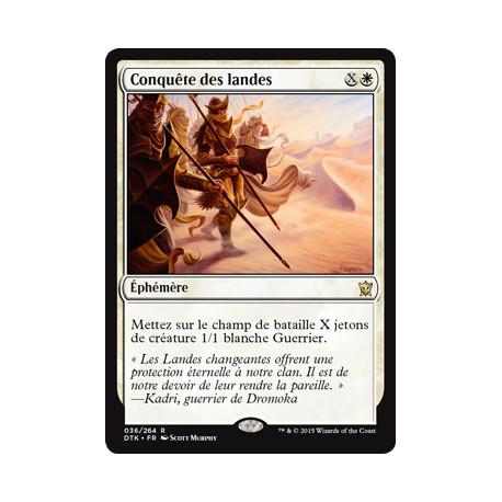 (Foil) Blanche - Conquête des landes (R) [DTK]