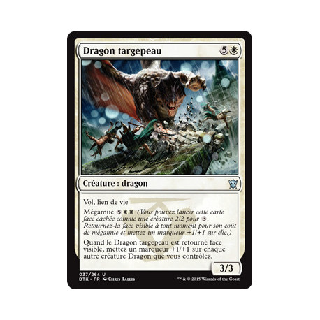 (Foil) Blanche - Dragon targepeau (U) [DTK]