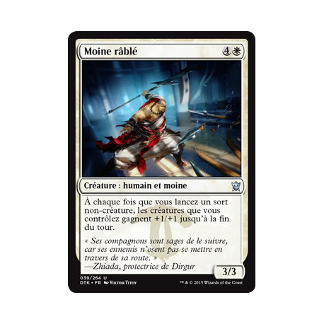 (Foil) Blanche - Moine râblé (U) [DTK]