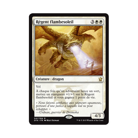 (Foil) Blanche - Régent flambesoleil (R) [DTK]