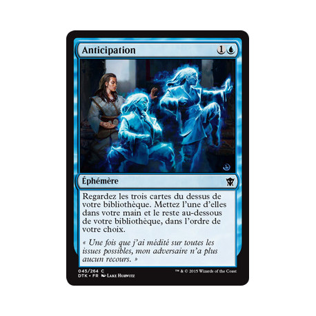 (Foil) Bleue - Anticipation (C) [DTK]
