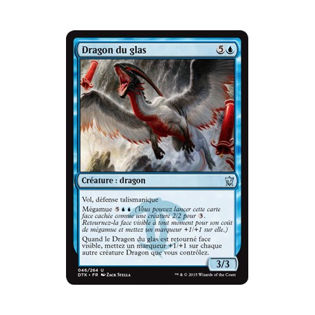 (Foil) Bleue - Dragon du glas (U) [DTK]