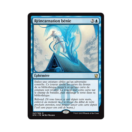 (Foil) Bleue - Réincarnation bénie (R) [DTK]
