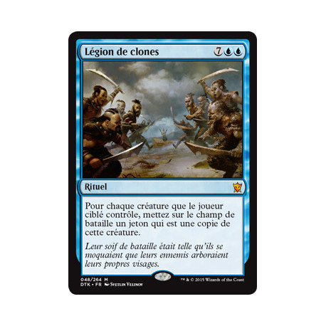 (Foil) Bleue - Légion de clones (M) [DTK]
