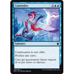 (Foil) Bleue - Contredire (C) [DTK]