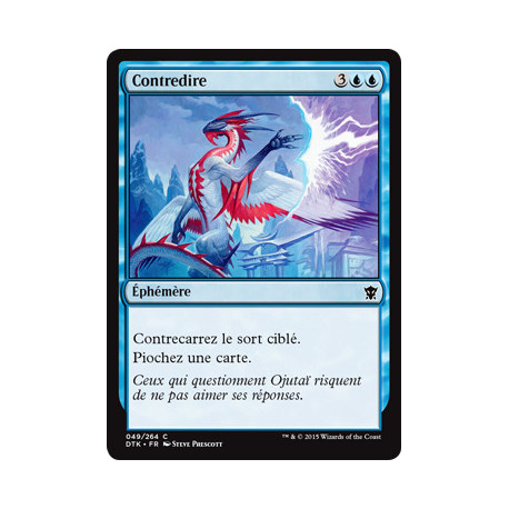 (Foil) Bleue - Contredire (C) [DTK]