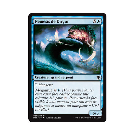 (Foil) Bleue - Némésis de Dirgur (C) [DTK]