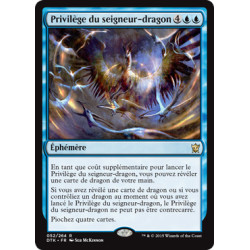 (Foil) Bleue - Privilège du seigneur-dragon (R) [DTK]