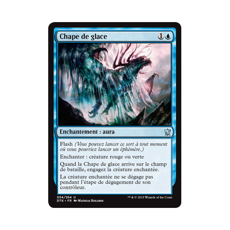(Foil) Bleue - Chape de glace (U) [DTK]