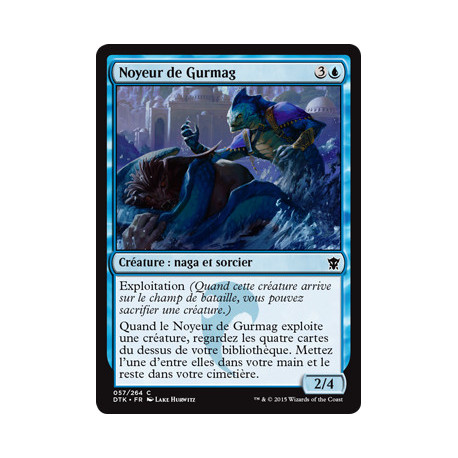 (Foil) Bleue - Noyeur de Gurmag (C) [DTK]