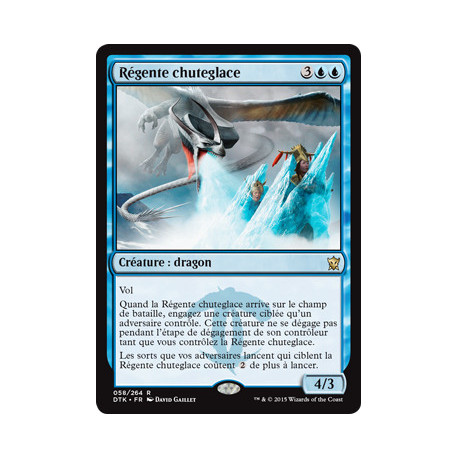 (Foil) Bleue - Régente chuteglace (R) [DTK]