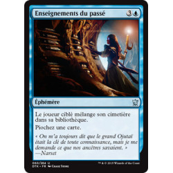 (Foil) Bleue - Enseignements du passé (U) [DTK]
