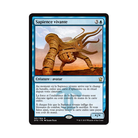 (Foil) Bleue - Sapience vivante (R) [DTK]
