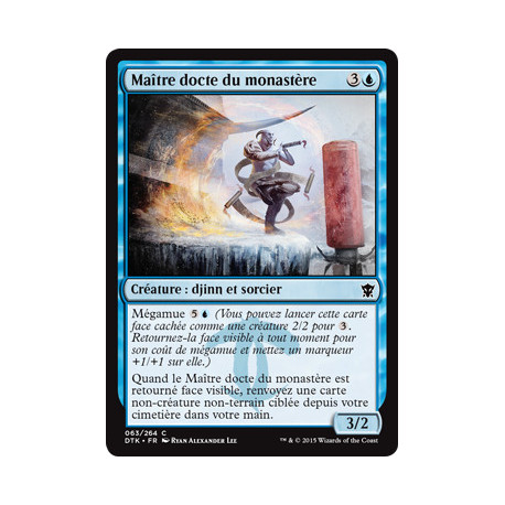 (Foil) Bleue - Maître docte du monastère (C) [DTK]