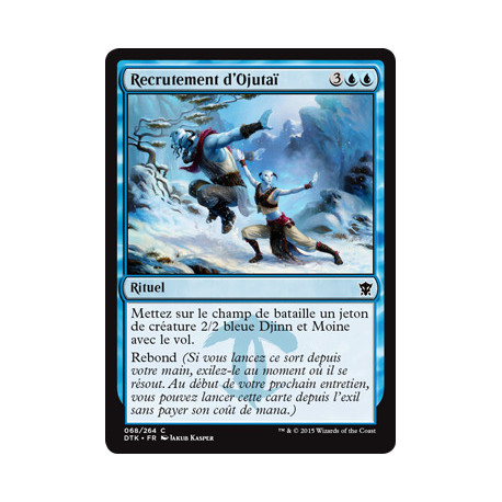 (Foil) Bleue - Recrutement d'Ojutaï (C) [DTK]