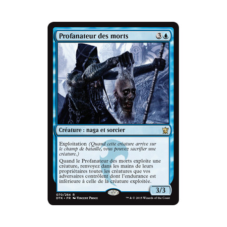 (Foil) Bleue - Profanateur des morts (R) [DTK]