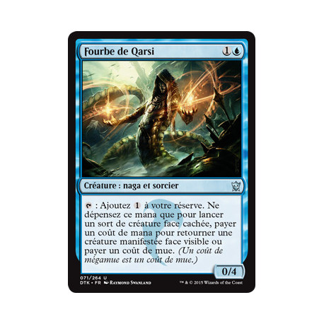 (Foil) Bleue - Fourbe de Qarsi (U) [DTK]