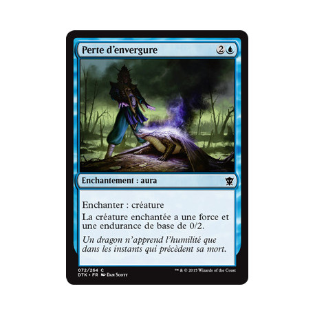 (Foil) Bleue - Perte d'envergure (C) [DTK]