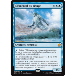 (Foil) Bleue - Élémental du rivage (M) [DTK]