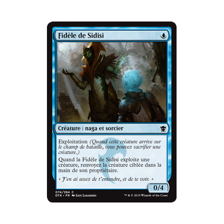 (Foil) Bleue - Fidèle de Sidisi (C) [DTK]