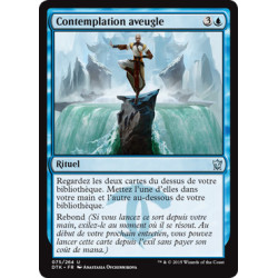 (Foil) Bleue - Contemplation aveugle (U) [DTK]