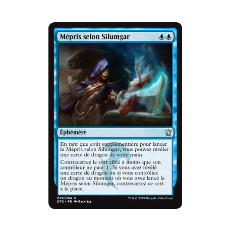 (Foil) Bleue - Mépris selon Silumgar (U) [DTK]