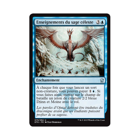 (Foil) Bleue - Enseignements du sage céleste (U) [DTK]