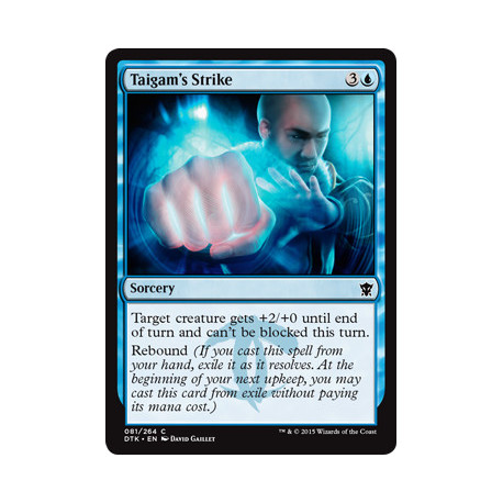 (Foil) Bleue - Frappe de Taigam (C) [DTK]