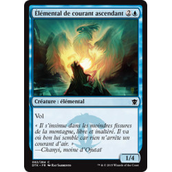 (Foil) Bleue - Élémental de courant ascendant (C) [DTK]