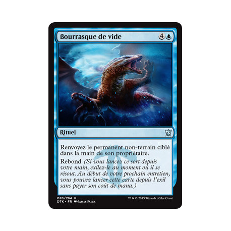 (Foil) Bleue - Bourrasque de vide (U) [DTK]