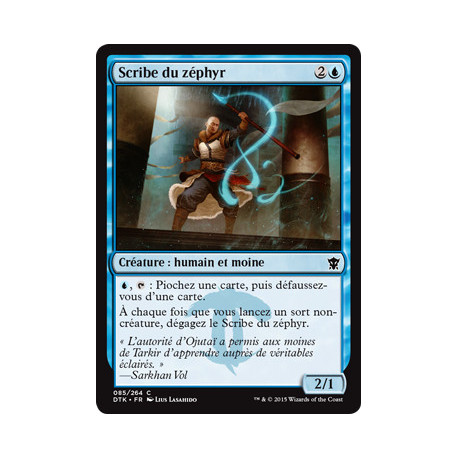 (Foil) Bleue - Scribe du zéphyr (C) [DTK]