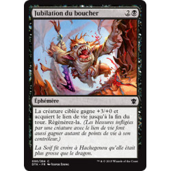 (Foil) Noire - Jubilation du boucher (C) [DTK]